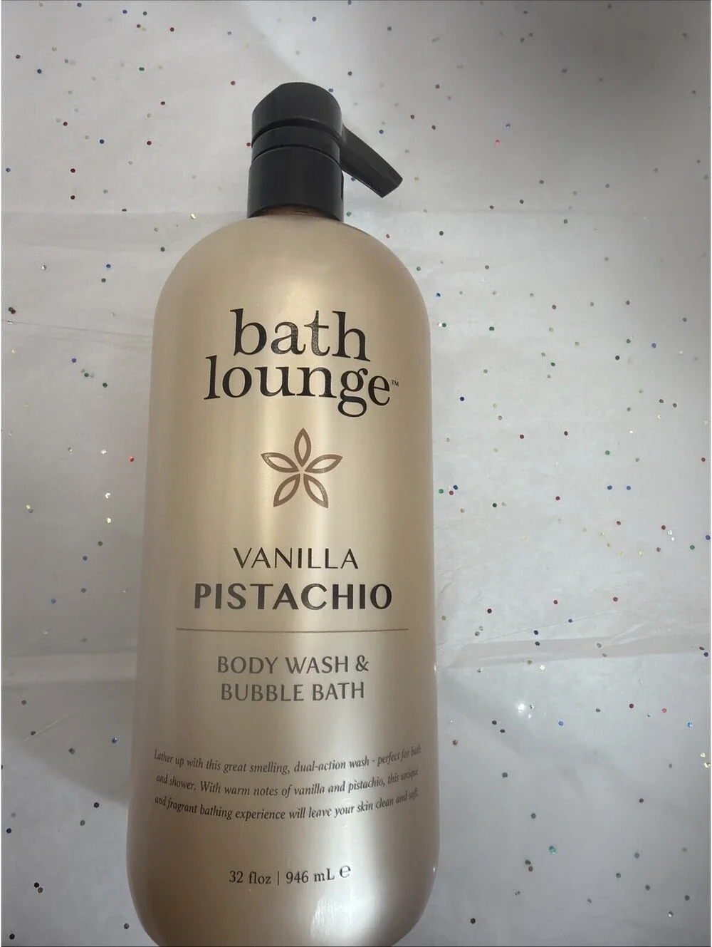 Vanilla Pistachio Body Wash & Bubble Bath 2 x 32oz Spa Scent Duo Pack